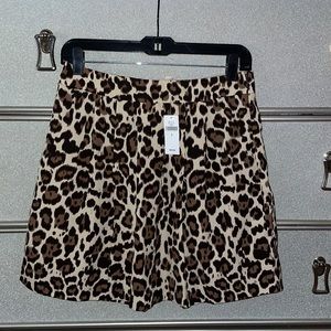 Banana republic cheetah skater skirt